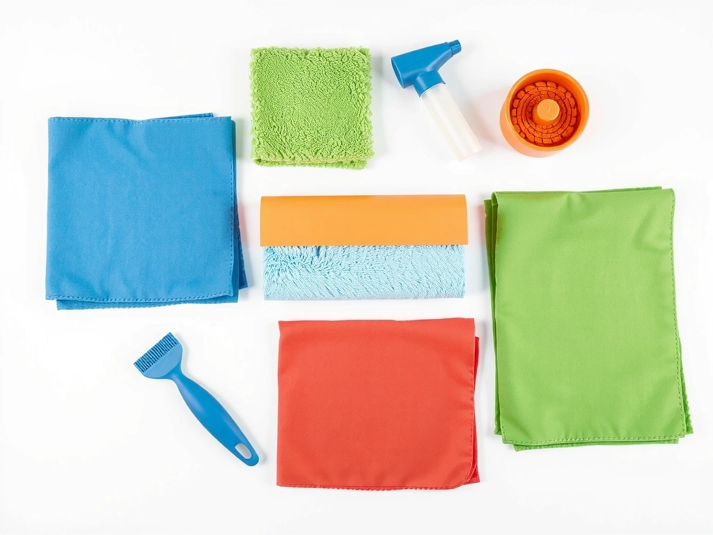 Paños de microfibra codificados