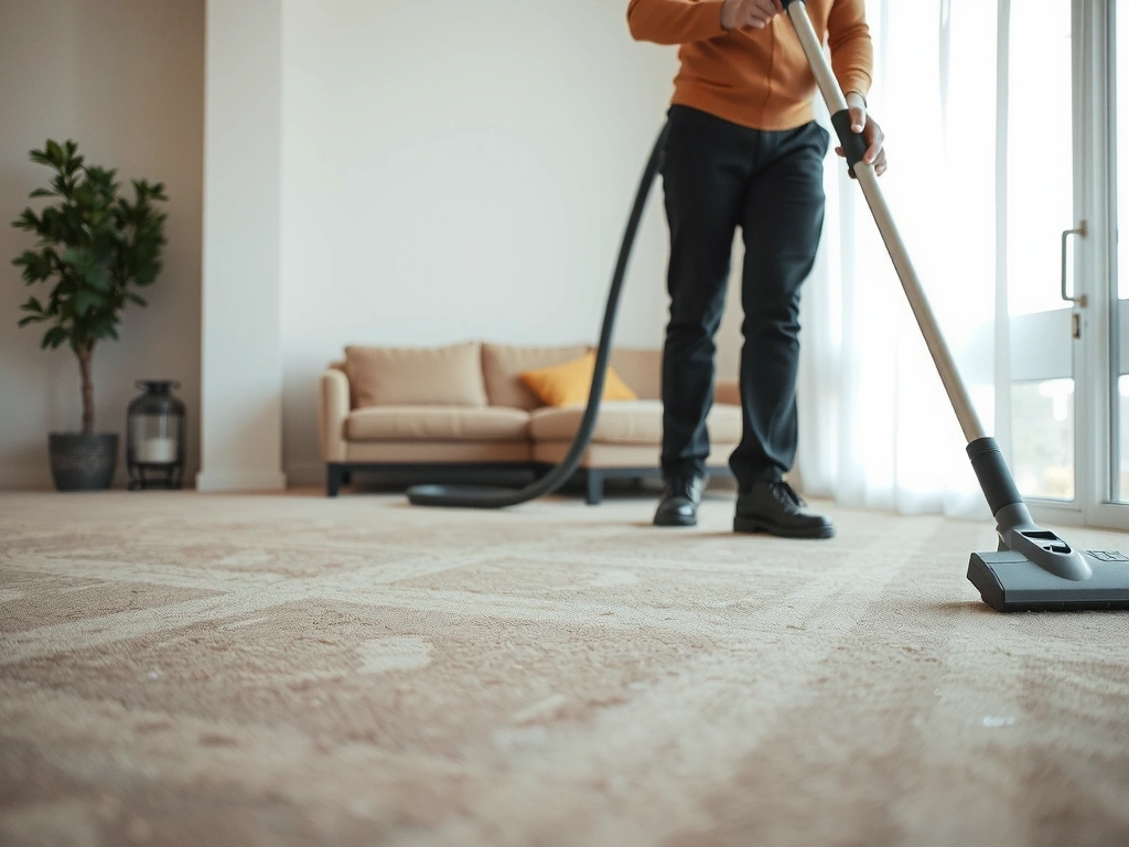 Proceso de extracción de alfombra